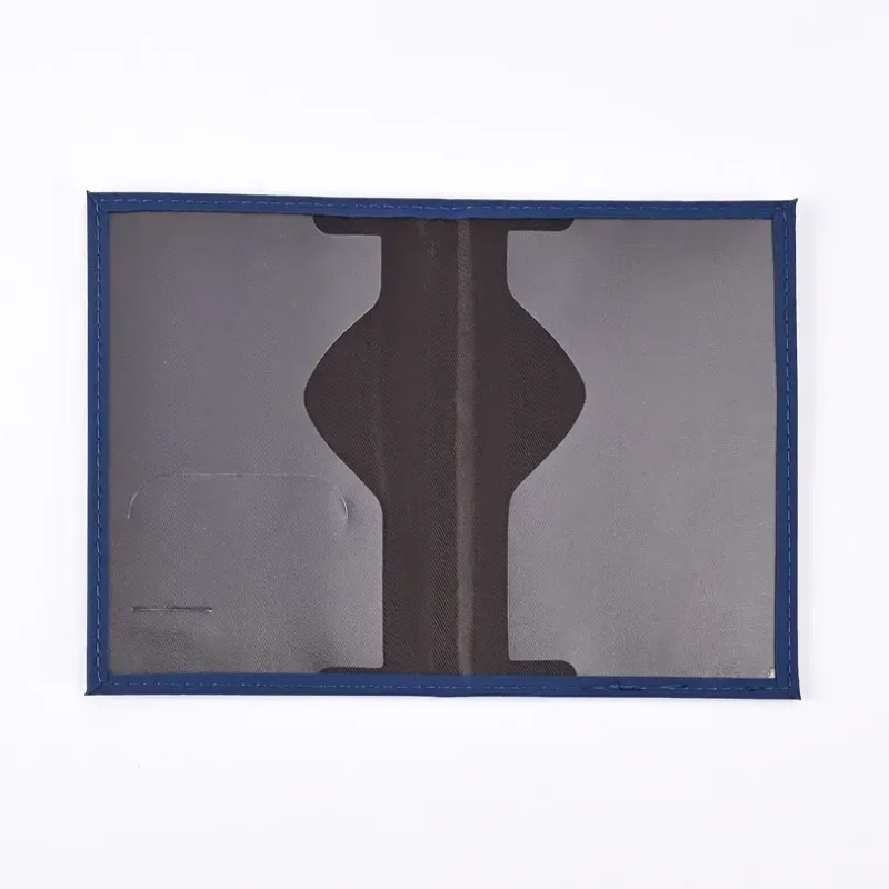 étui porte-passeport de voyage pour femmes et hommes, housse de protection en pu pour passeport, lettre imprimée, carte d'identité, porte-passeport, sacs à clip