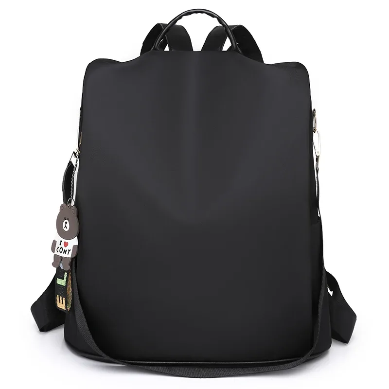 sac à dos oxford étanche pour femmes, sac à dos antivol à la mode, sac d'école imprimé de haute qualité, grande capacité, 2024
