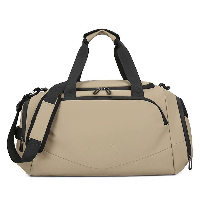 sac de sport triple avec logo, sac à dos double, sac à bandoulière, sac à main, image personnalisée, grande capacité, sac de voyage pour hommes et femmes