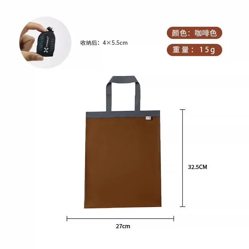 sac de shopping multifonctionnel imperméable en nylon, pliable, portable, pour les voyages en plein air, grande capacité, sac bandoulière, sac fourre-tout