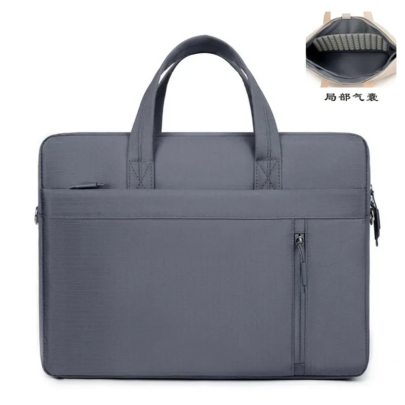 porte-documents pour ordinateur portable, nouveau modèle, 15.6 pouces, airbag, anti-collision, sac multifonctionnel pour ordinateur portable, matériau en tissu oxford