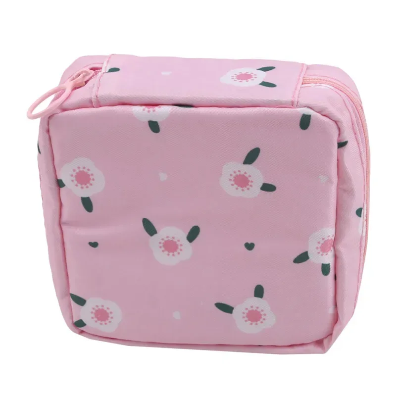 ensemble de petits sacs à cosmétiques pour femmes, mini serviettes hygiéniques à fermeture éclair pour filles, sacs de maquillage pour rouge à lèvres, pochette de rangement pour écouteurs et pièces de monnaie