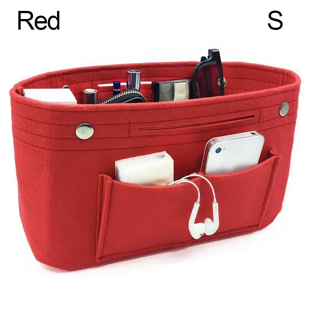 organisateur portable sac de voyage insérer feutre insérer sac sac à main insérer sac à main doublure sac intérieur