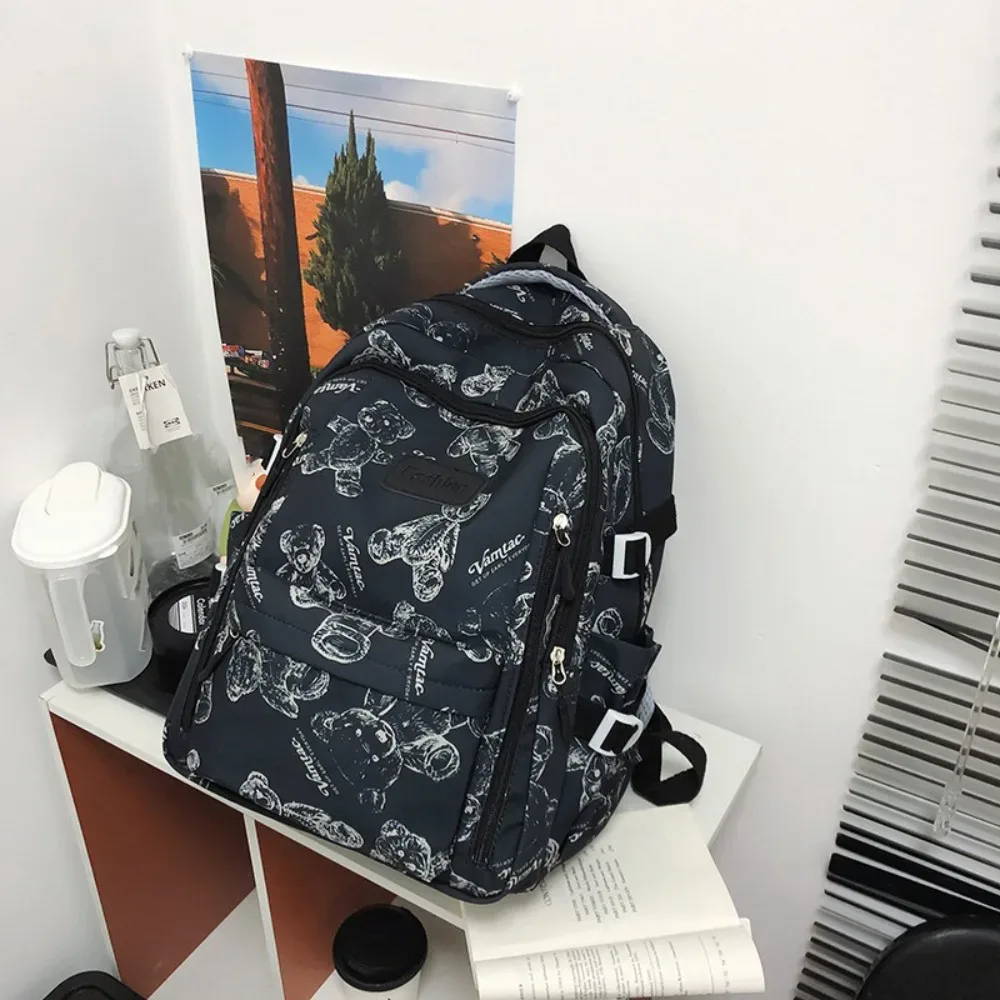 sac à dos mignon de grande capacité en nylon ultra-léger pour étudiants