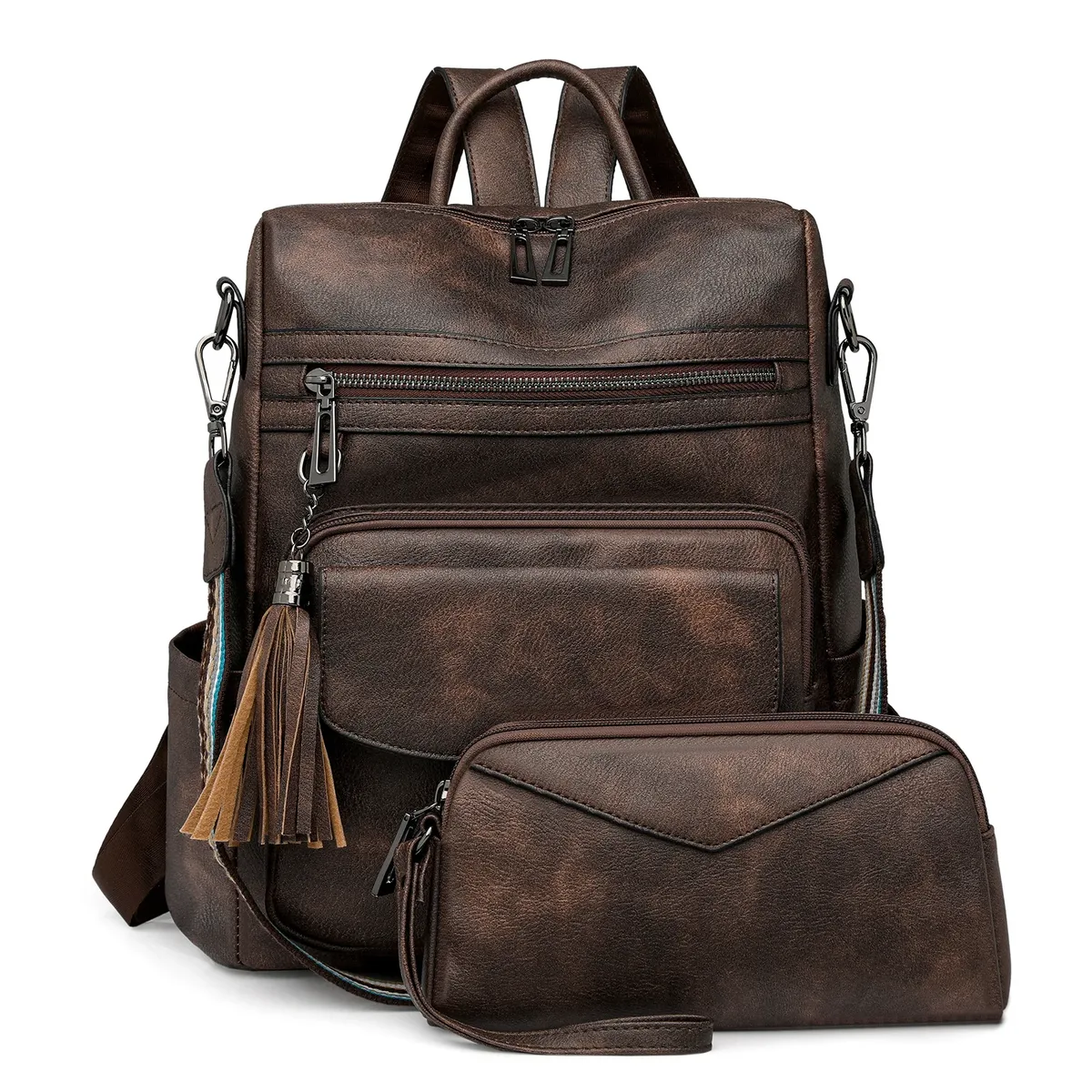 sac à dos d'hiver pour femmes, sac rétro européen à deux épaules, sac composite de luxe en pu, sac à bandoulière simple pour les déplacements, sacs de voyage de loisirs