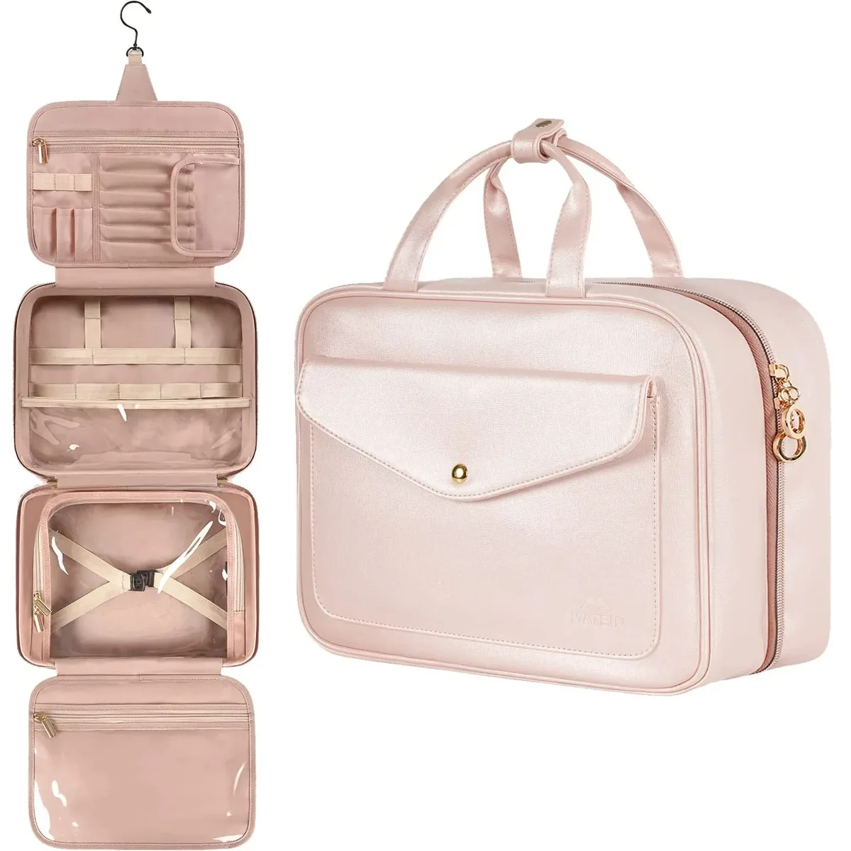 organisateur de voyage, trousse de toilette suspendue pour hommes, salle de bain, grande boîte de rangement portable, étanche, trousse de maquillage cosmétique pour femmes