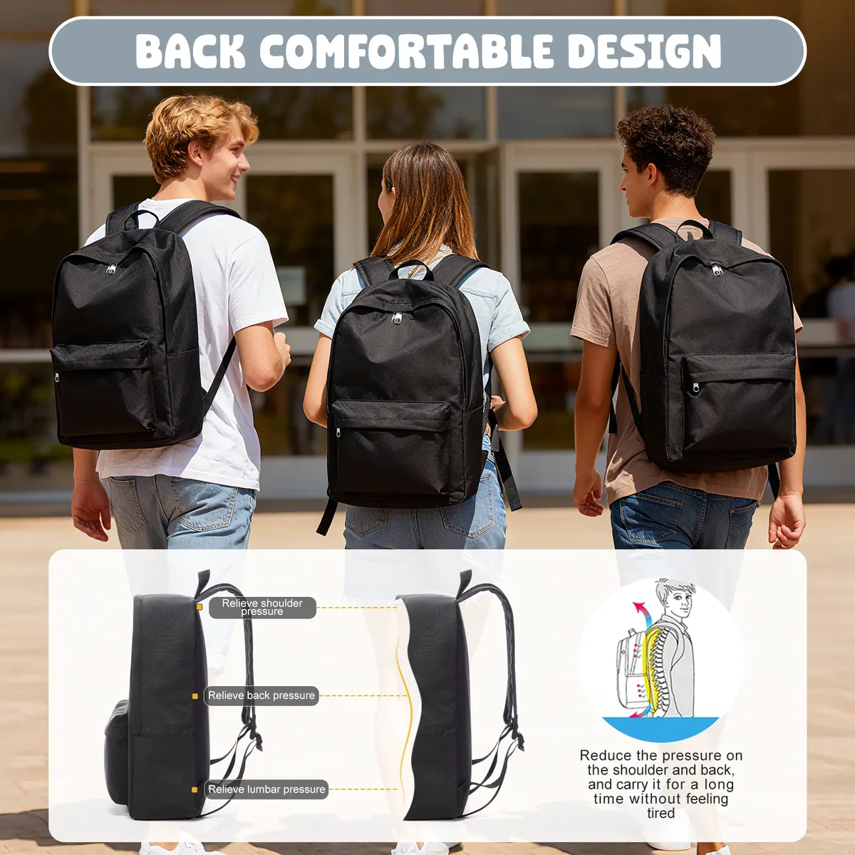 sac à dos pour filles, sac à dos de voyage pour femmes et adolescentes, sac à dos d'école pour étudiants, sac à dos de loisirs, sac à dos simple et moderne
