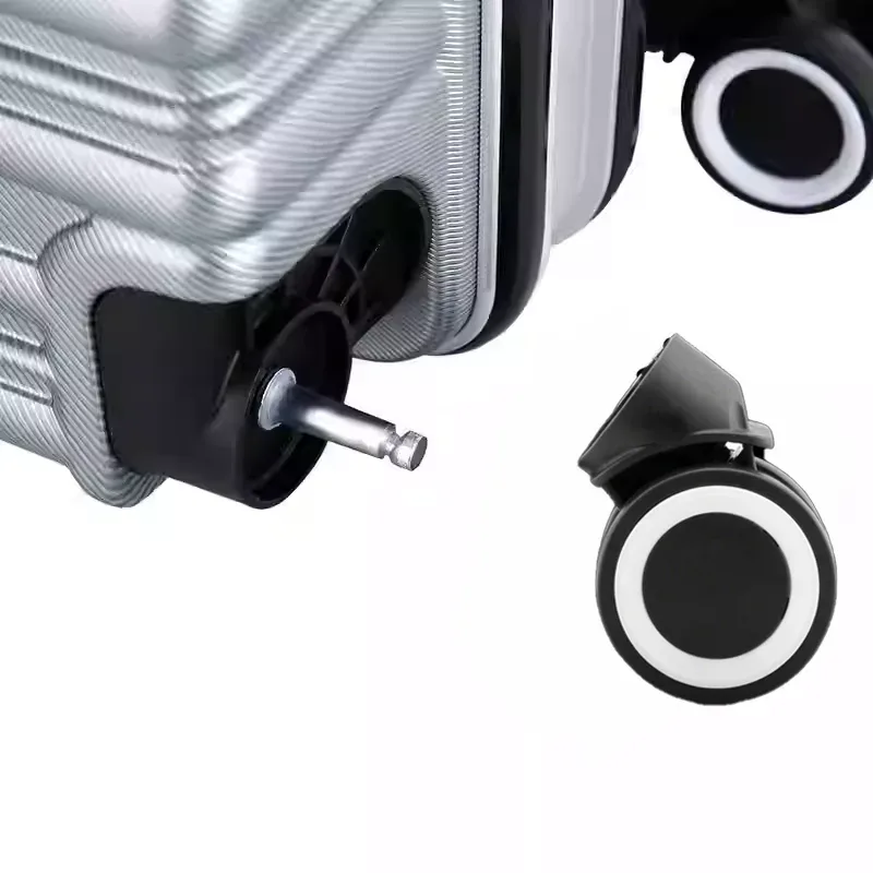 roues de valise amovibles, ensemble de roues pivotantes silencieuses, roulement fluide et durable, idéal pour la réparation des roues de valise
