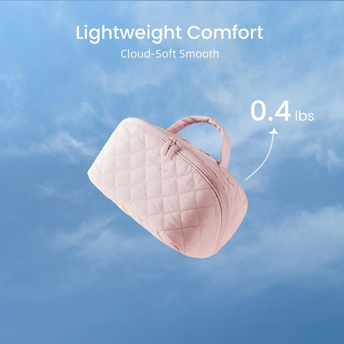 sac à cosmétiques portable de grande capacité, organisateur de toilette de voyage étanche avec poignée pour femmes