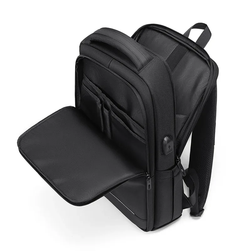 golf-sac à dos d'affaires pour ordinateur portable pour homme, sac à dos professionnel mince avec poches de chargement du procureur, antivol, multifonctionnel, 16 pouces