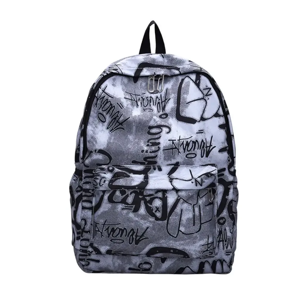 sac à dos en nylon pour femmes, imprimé graffiti, sacs d'école imperméables, sac à bandoulière de grande capacité pour étudiants