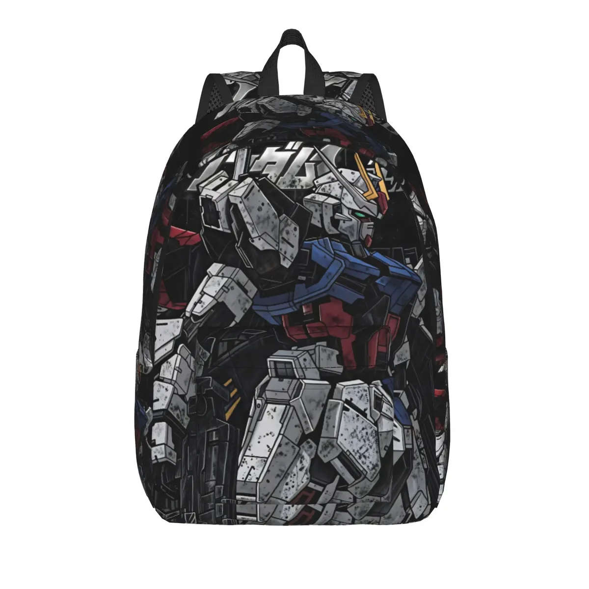 sac à dos gundam, sac à dos streetwear avec robot de dessin animé, sacs d'école unisexes, grands sacs de voyage, sac à dos design