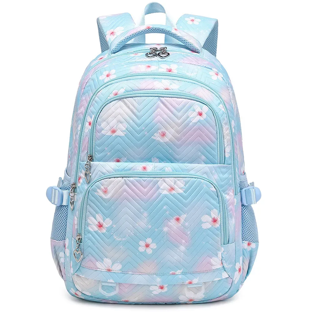 sac à dos coloré esthétique pour femmes, sac à dos de grande capacité, sacs d'école pour adolescentes, style collégial, cadeaux de rentrée scolaire