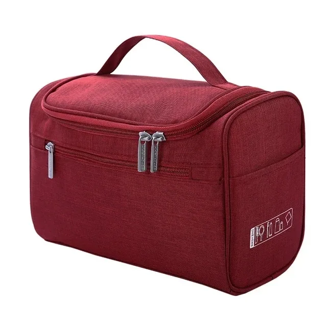 sac à cosmétiques portable suspendu, organisateur de rangement pour articles de toilette de voyage, trousse de toilette pour hommes et femmes, accessoire de maquillage