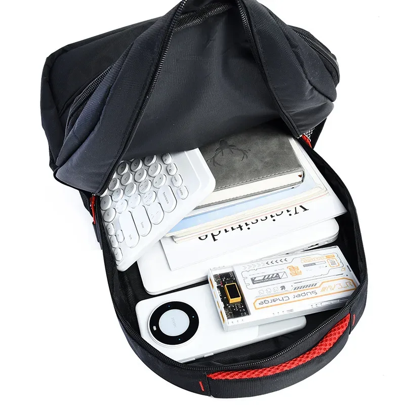 sac à dos pour ordinateur portable d'affaires de grande capacité pour hommes, sac de voyage pour femmes, sacs à double épaule pour lycéens et moyens