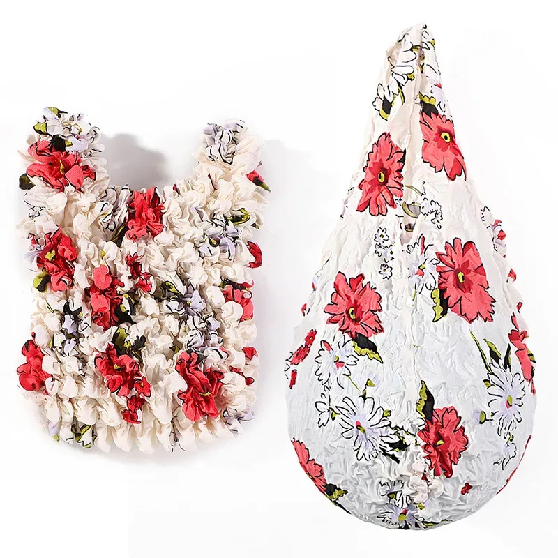 nouveau sac fourre-tout élastique réutilisable mini 1 pièce, grande capacité, sac à bandoulière portable, sac de rangement