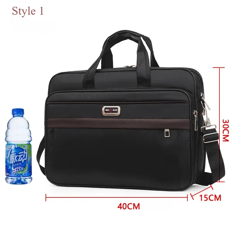porte-documents de grande capacité, sacs de rangement d'informations pour documents d'affaires, protection pour ordinateur portable de voyage de week-end, organiser les accessoires de sac à main