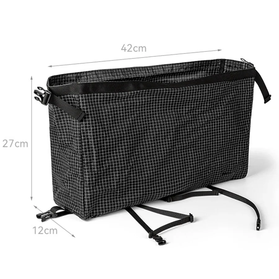 Sac d'accessoires pour la randonnée en plein air, sac à dos extensible multifonctionnel en Dyneema, compartiment supérieur