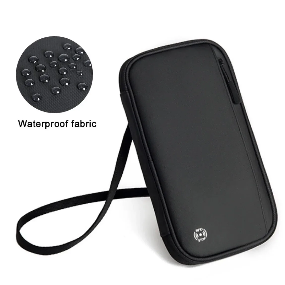 portefeuille de voyage porte-passeport organisateur de documents de voyage étui de passeport étanche durable avec bloqueur rfid pour femmes hommes