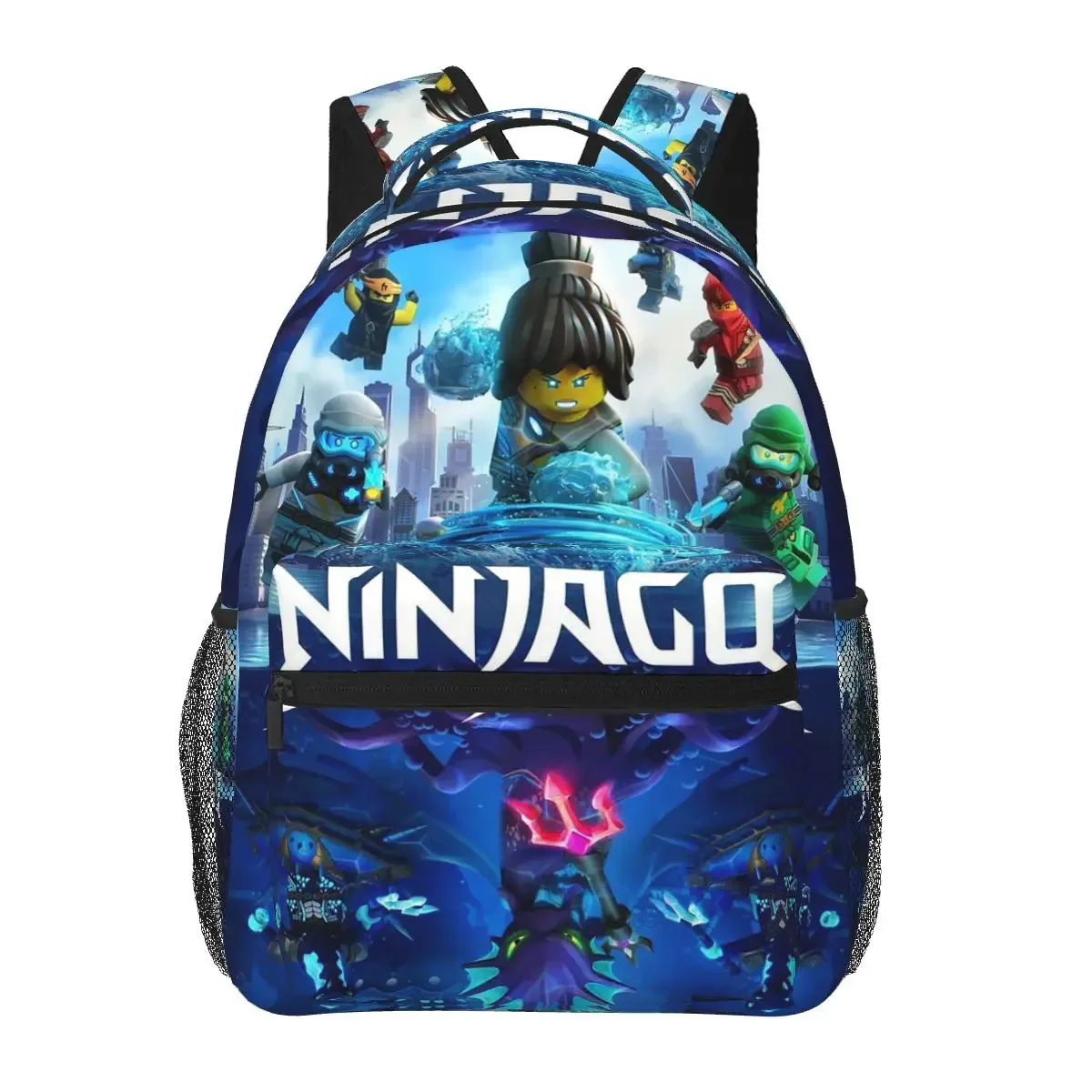 sac à dos ninjagos ninja warrior pour étudiants, sac d'école, sac à dos de randonnée, sac de voyage pour garçons et filles, sac à dos à la mode, sacs à bandoulière