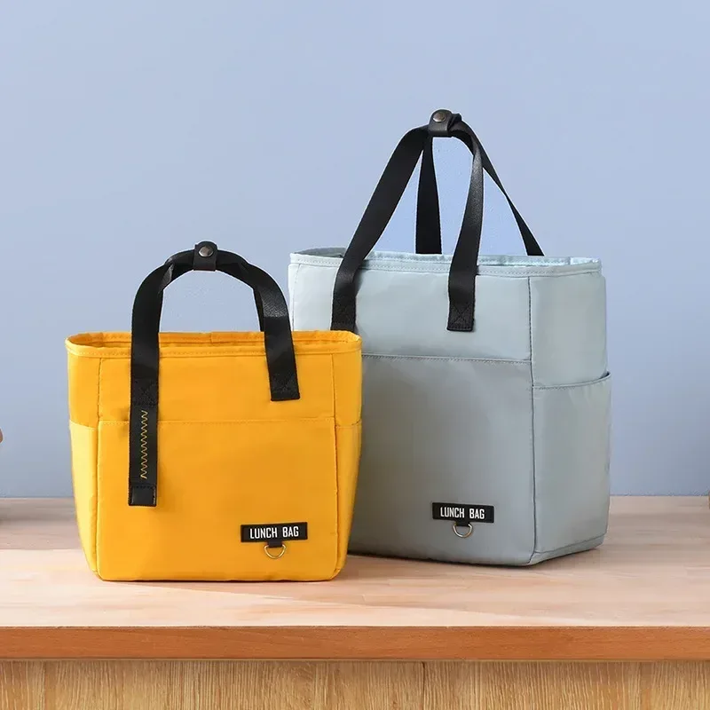 sacs de rangement à fermeture éclair pour femmes, sacs isothermes de voyage pour pique-nique, sacs à main, boîte à lunch bento, sac thermique grande capacité pour aliments