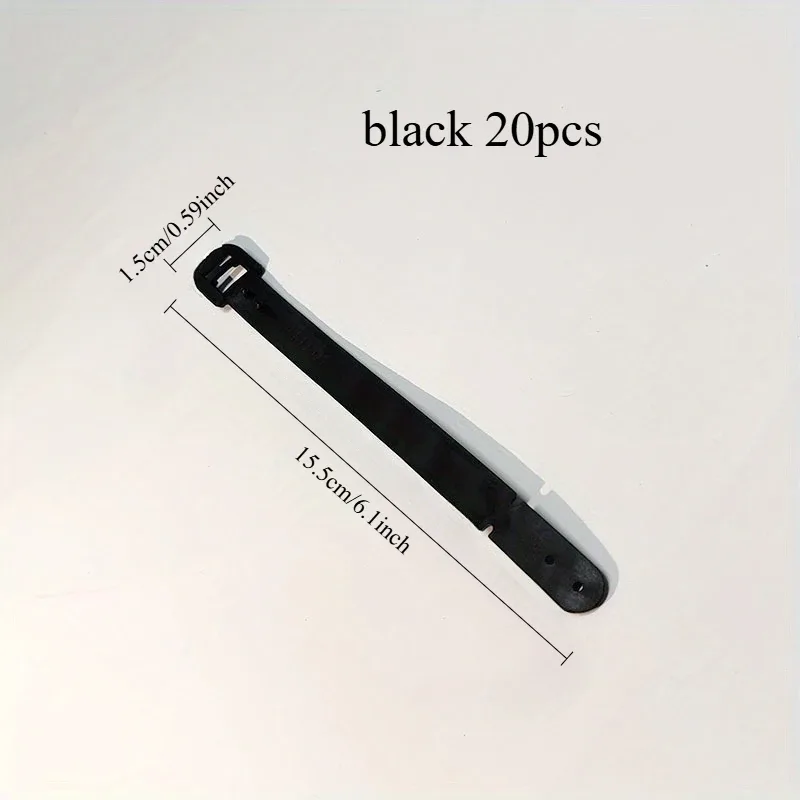 20 sangles d'étiquettes de bagage en silicone, sangles d'étiquettes de bagage en pvc avec colle colorée, cordes de suspension pour étiquettes de bagage