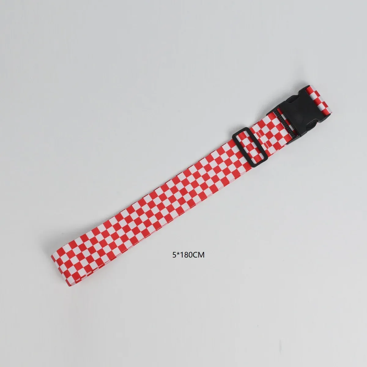 sangles de bagage en lot de 2, motif damier noir et blanc, durables et tendance, accessoires de voyage essentiels.