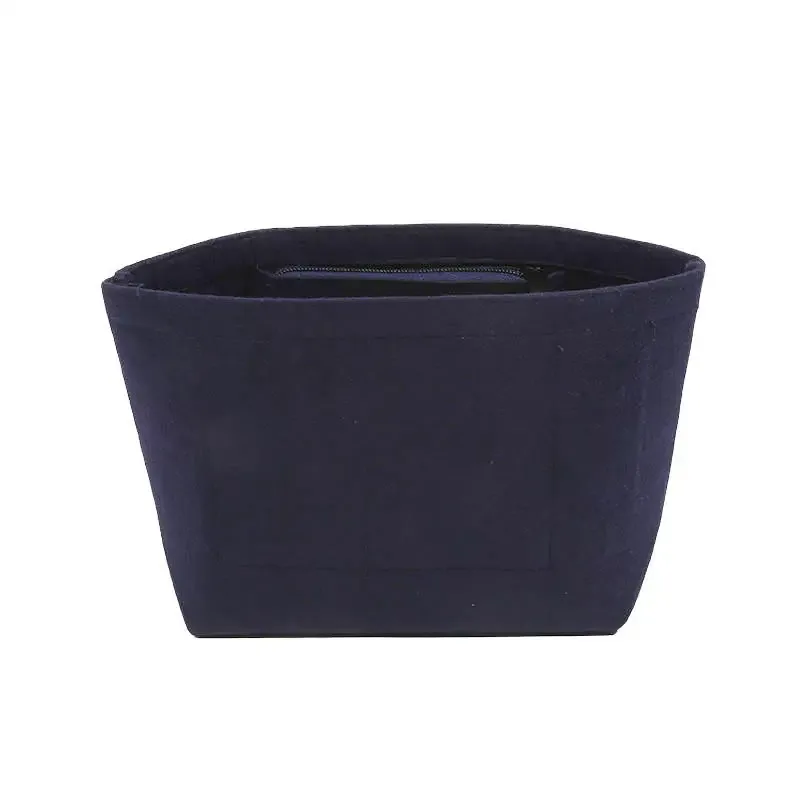 organisateur de sac à insérer en feutre multi-poches, organisateur de maquillage, doublure parfaite pour les femmes, sacs à main, sac seau, accessoires, sac à cosmétiques