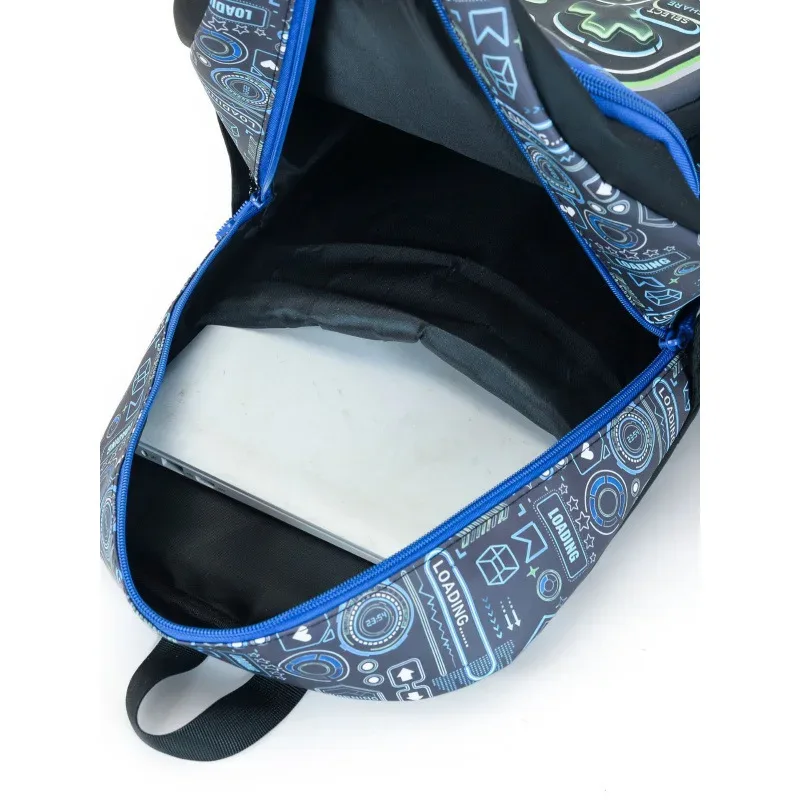 sac à dos imperméable grande capacité, ensemble de trois pièces, contrôleur de jeu pour étudiants, sac portable multi-poches léger en tissu oxford