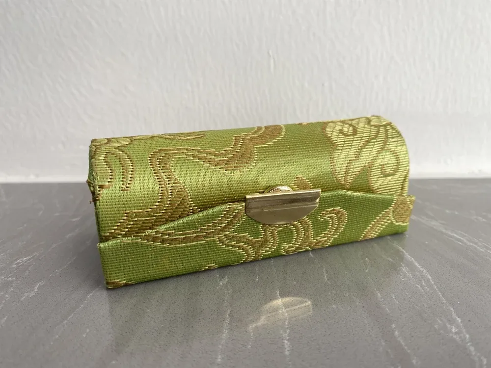 étui à rouge à lèvres jacquard à fleurs, boîte à bijoux unique, mallette de rangement de brillant à lèvres, sacs à cosmétiques avec miroir, boîte de rangement de maquillage pour femmes