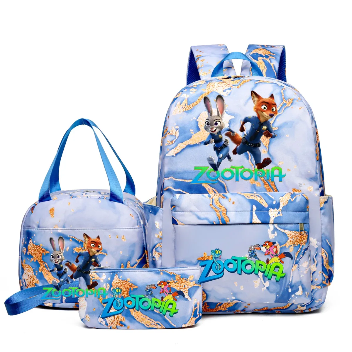 sacs à dos katseye music 3 pièces pour femmes et filles, sacs à dos de voyage et d'extérieur dégradés avec sacs à déjeuner, légers, pour adolescents, ordinateur portable, mochila