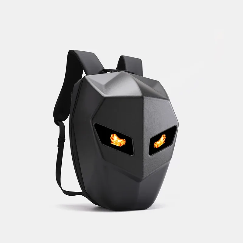 Sac à dos LED pour homme, coque rigide, sac à dos LED pour moto et vélo, sac à dos pour femme, voyage d'affaires, sac à dos étanche pour ordinateur portable