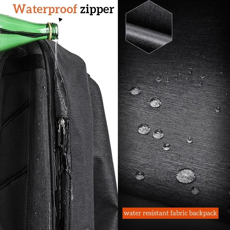 tangcool 2026 nouveau sac à dos pour ordinateur portable homme imperméable 15,6 pouces grande capacité chargement usb pour adolescent étudiant sac d'école