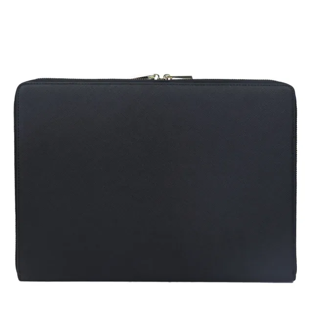 juste en cuir microcarence saffiano monogramme pour ipad, sac de protection pour ipad 11 ", coussin de voyage pour homme, poudres pour ordinateur portable 13"