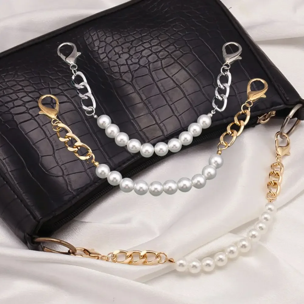 chaîne de sac en perles pour femmes, bricolage, décor de sac de personnalité avec poignées de remplacement de homard, accessoires de sac à main, chaînes de ceinture, nouvelle collection