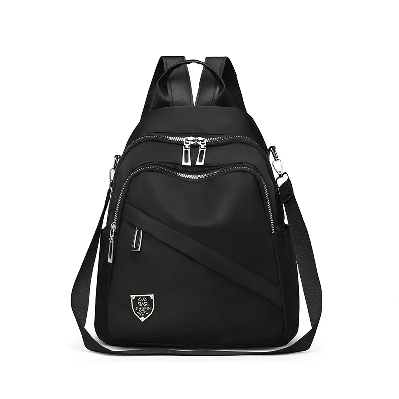 sac à dos décontracté pour femmes, sac de jour noir de grande capacité, nouveau sac à bandoulière tendance pour filles et dames
