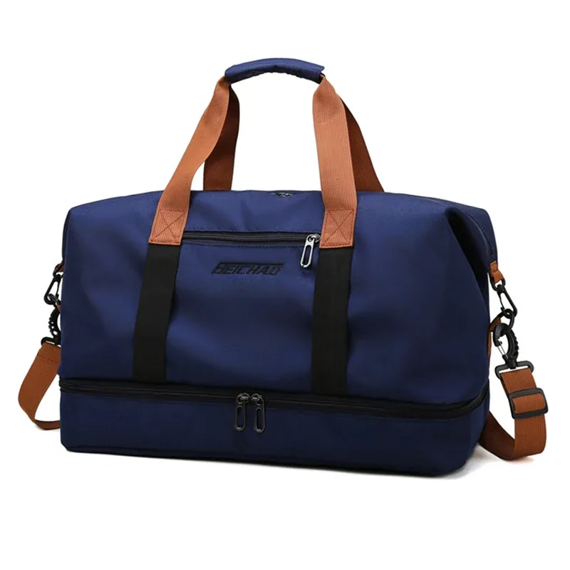 sac de voyage extensible pour femmes, sac à main de sport, sac de fitness, grande capacité, sac de week-end à bandoulière