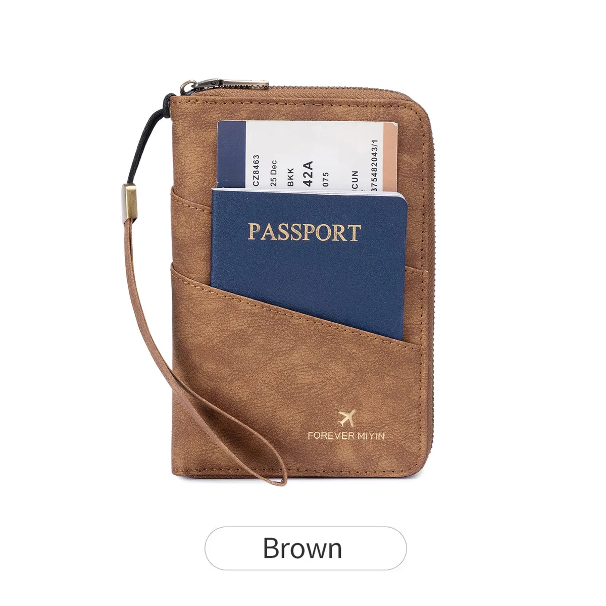 portefeuille de voyage, porte-cartes de crédit, organiseur de passeport, porte-espèces, sac à documents, sac à main multifonction, pochette de voyage, sac de rangement