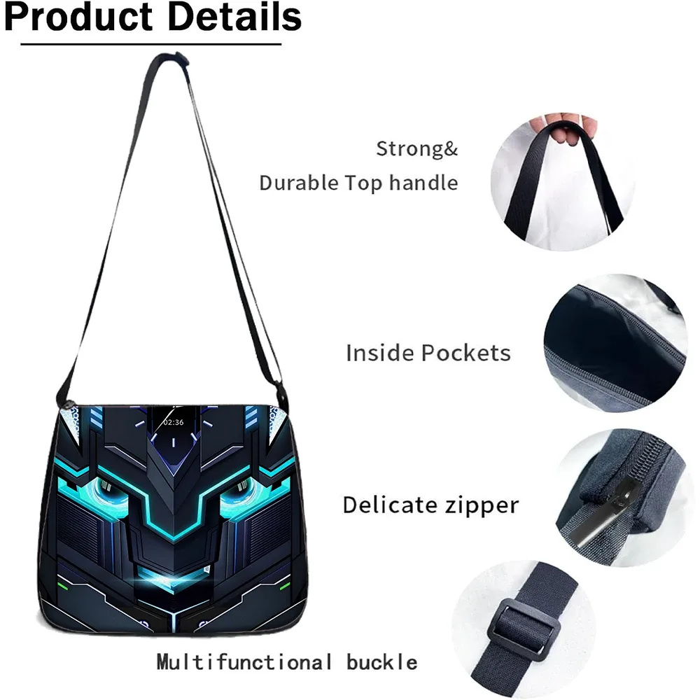 ensemble de sacs à dos graphiques robotisés 1/2/3/4/5 pièces | idéal pour l'école et les déplacements quotidiens