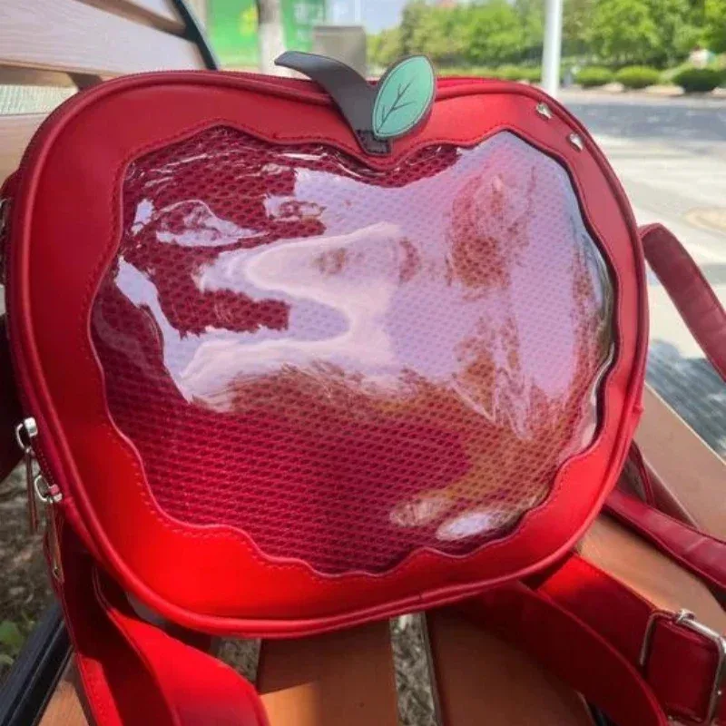 sac à dos créatif tomate et carotte, plusieurs poches, sac ita transparent à bandoulière, sacs à dos en peluche doux, sacs à bandoulière grande capacité