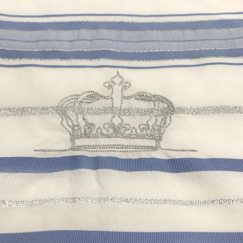 sac juif pour grandit/tallis/châle de prière, sac brodé, sac de tefillin judaic (uniquement un sac de rangement)(10.24x10.24 pouces)