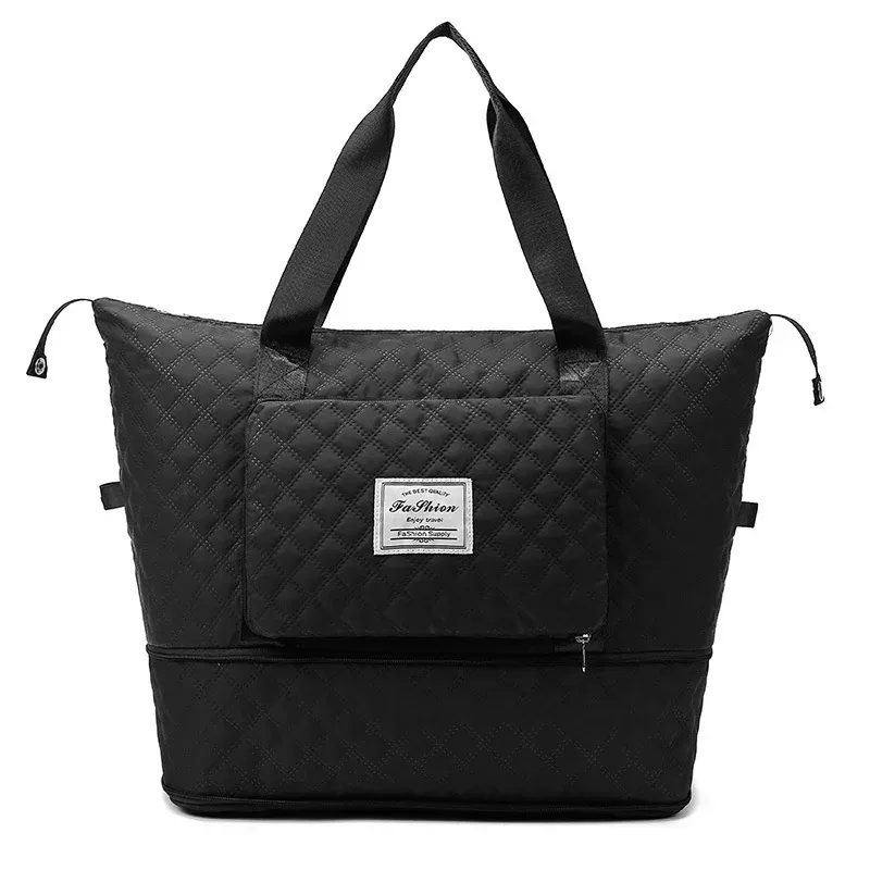 sac de voyage pliable étanche pour femme, grande capacité, séparation sèche et support, sac de rangement, fourre-tout lingge, yoga initié