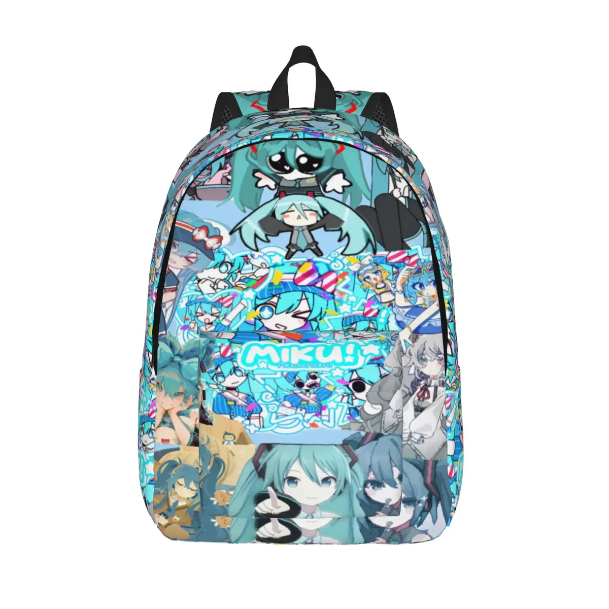 sac à dos hatsune miku pour hommes et femmes, sac à dos décontracté pour étudiants, randonnée, voyage, sac à bandoulière pour l'université, en plein air