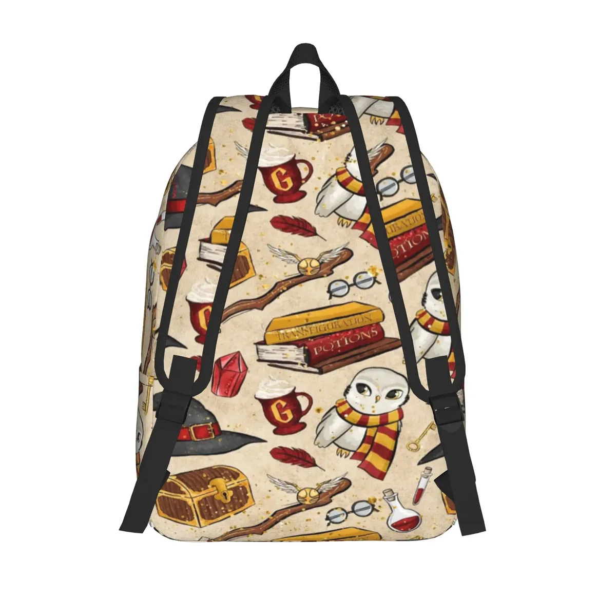 sac à dos classique harry potter h-hp-p, sac à dos de sport pour le lycée, le travail, le collège, pour hommes et femmes