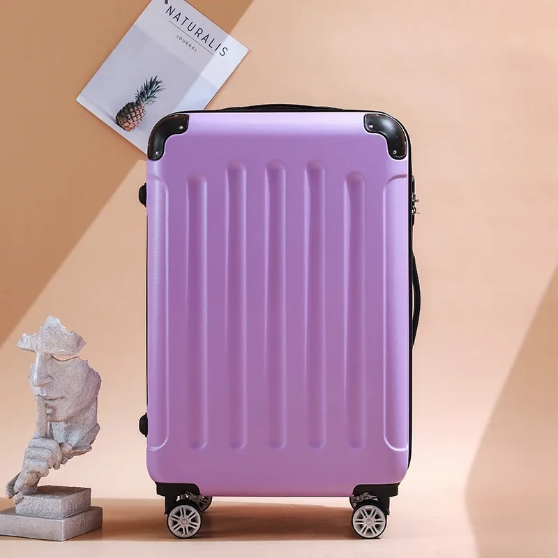 dropshopping 20 pouces pc bagages abs sac à bagages voyage boîtier de chariot 20 pouces unisexe luxe valise à roulettes