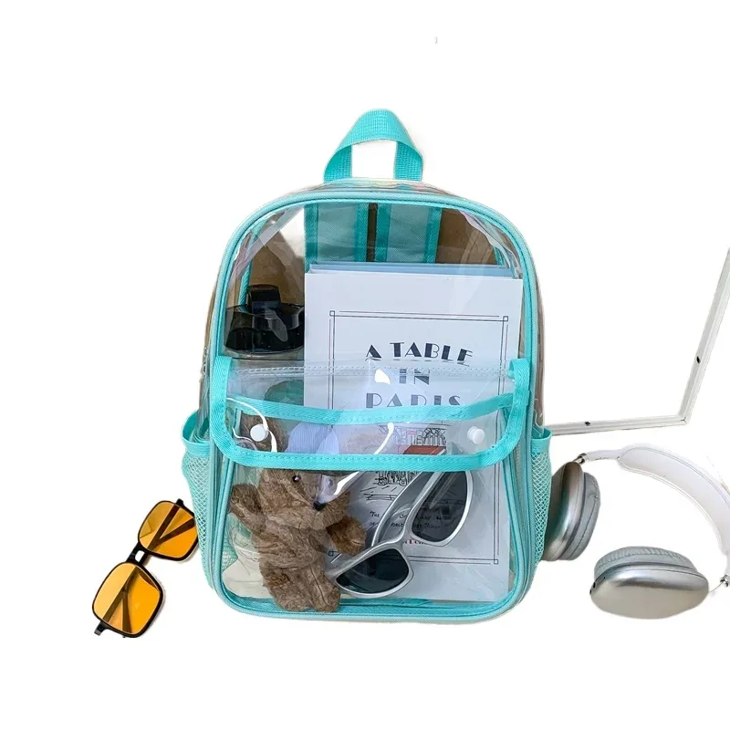 nouveaux sacs à dos transparents exquis et tendance 2026 en pu imperméable et durable pour les trajets quotidiens – sacs à dos polyvalents pour étudiants