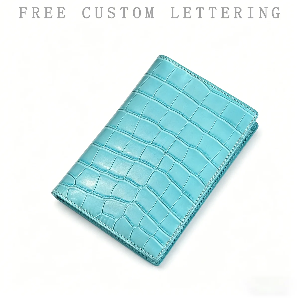 porte-passeport en cuir véritable à motif crocodile, mode haut de gamme, en cuir de vachette première couche, multifonctionnel, porte-cartes d'identité et de passeport