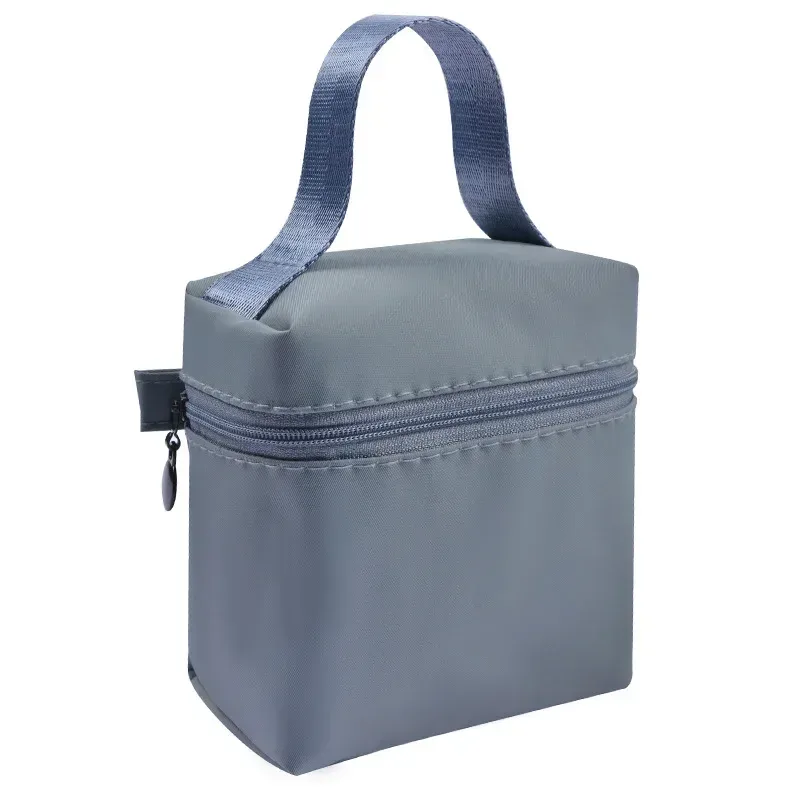 sac de maquillage à poignée étanche portable haut de gamme, sac de rangement de rouge à lèvres, pochette pour écouteurs, mini sac pour serviettes menstruelles, meilleure vente