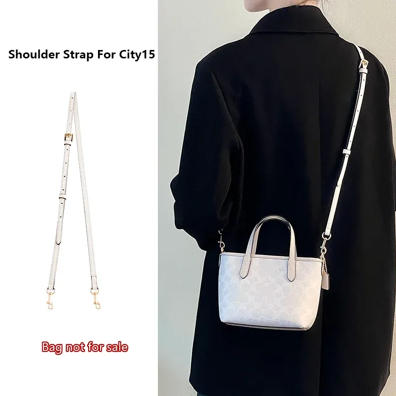 bandoulière pour sac coach city15 mini tote, sangle de sac avec chaîne décorative, accessoires de remplacement pour sac bandoulière