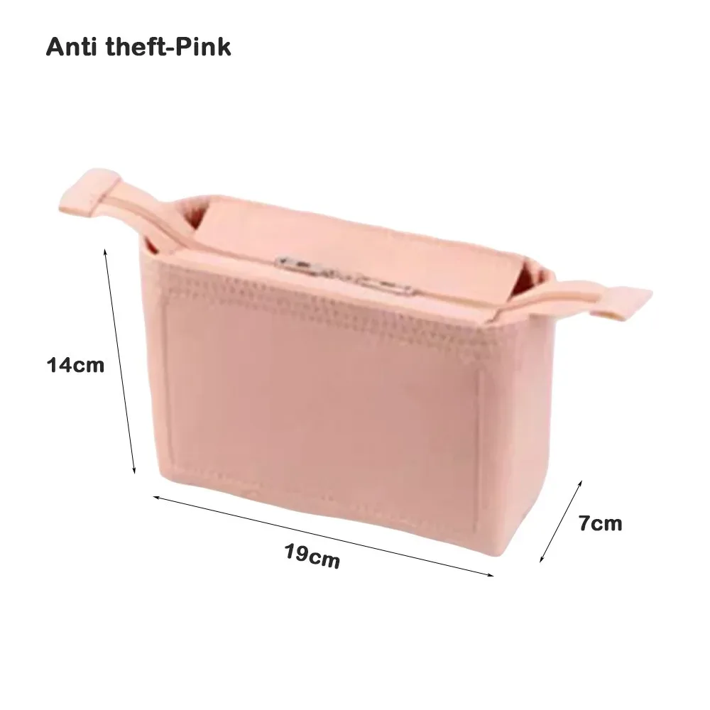 multi-couleur nouvelle feutre insérer doublure maquillage organisateur pochette sac à main sac fourre-tout sac interne sac de rangement cosmétique organisateur